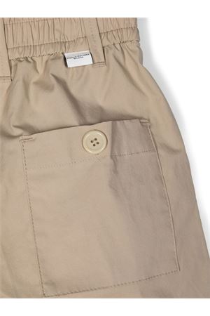 Pantalone in cotone marrone PAOLO PECORA KIDS | PP3334BEIGE